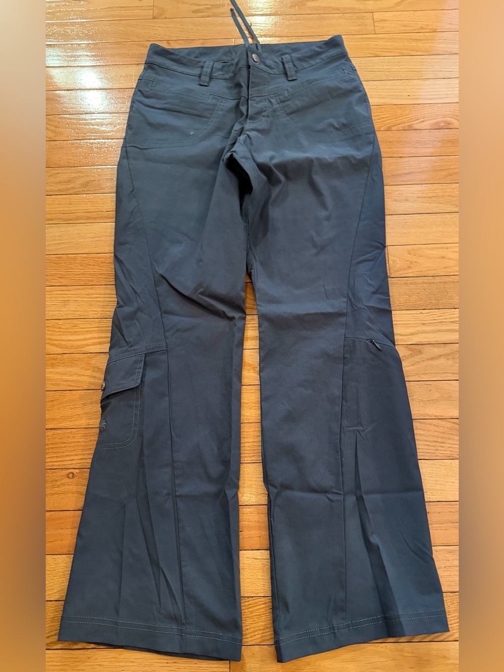 Athleta Low Rise Dipper Green/Gray Outdoor Bootcut Pants Women’s 4